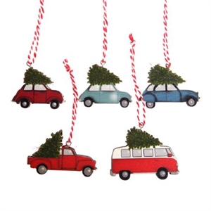 Bil til ophæng - Bring home Christmas